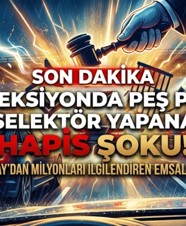 Direksiyonda Peş Peşe Selektör Yapana Hapis Şoku! Direksiyonda Peş Peşe Selektör Yapana Hapis Şoku!