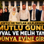 Mutluluğa İlk Adım: Şevval ve Melih Taylan Dünya Evine Girdi! Mutluluğa İlk Adım: Şevval ve Melih Taylan Dünya Evine Girdi!