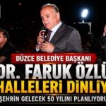 BAŞKAN DR. FARUK ÖZLÜ "ŞEHRİN GELECEK 50 YILINI PLANLIYORUZ" BAŞKAN DR. FARUK ÖZLÜ "ŞEHRİN GELECEK 50 YILINI PLANLIYORUZ"