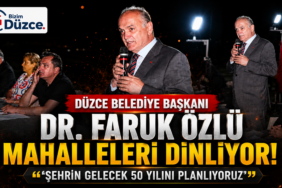 BAŞKAN DR. FARUK ÖZLÜ "ŞEHRİN GELECEK 50 YILINI PLANLIYORUZ" BAŞKAN DR. FARUK ÖZLÜ "ŞEHRİN GELECEK 50 YILINI PLANLIYORUZ"