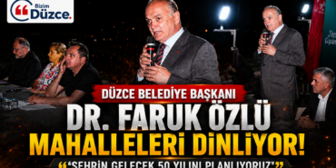 BAŞKAN DR. FARUK ÖZLÜ "ŞEHRİN GELECEK 50 YILINI PLANLIYORUZ" BAŞKAN DR. FARUK ÖZLÜ "ŞEHRİN GELECEK 50 YILINI PLANLIYORUZ"
