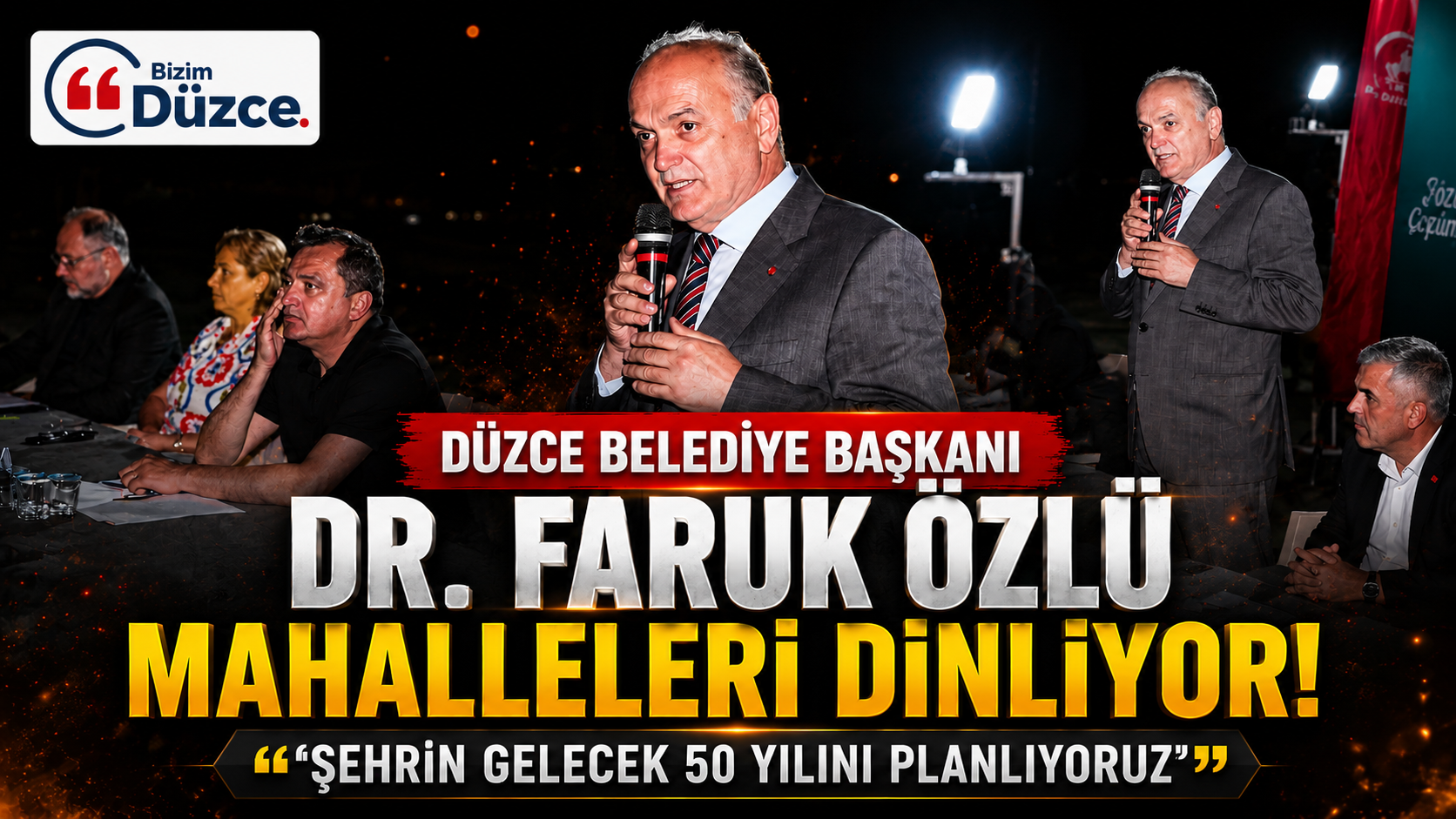 BAŞKAN DR. FARUK ÖZLÜ "ŞEHRİN GELECEK 50 YILINI PLANLIYORUZ" BAŞKAN DR. FARUK ÖZLÜ "ŞEHRİN GELECEK 50 YILINI PLANLIYORUZ"