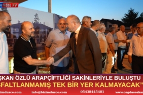 Başkan Özlü’den Arapçiftliği Çıkarması: