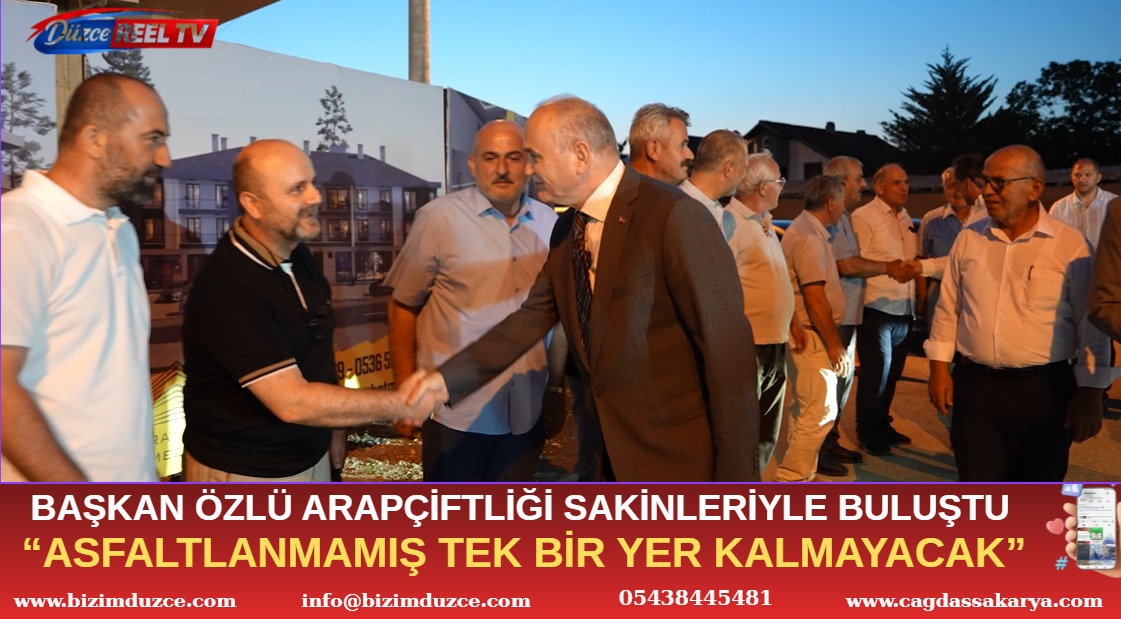 Başkan Özlü’den Arapçiftliği Çıkarması: