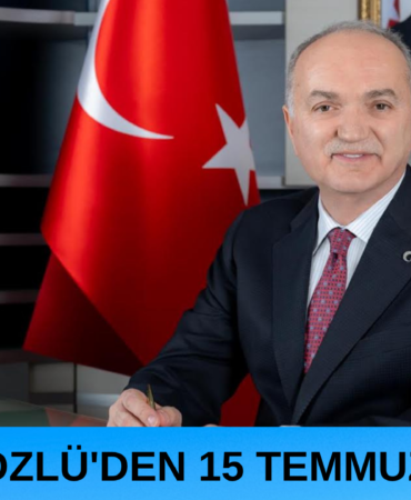 BAŞKAN ÖZLÜ'DEN 15 TEMMUZ MESAJI