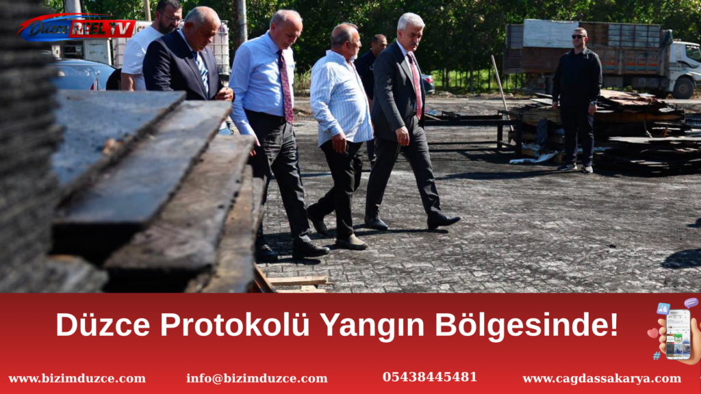 Küllerinden Doğacak: Düzce Protokolü Yangın Bölgesinde!