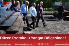 Küllerinden Doğacak: Düzce Protokolü Yangın Bölgesinde!