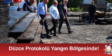 Küllerinden Doğacak: Düzce Protokolü Yangın Bölgesinde!