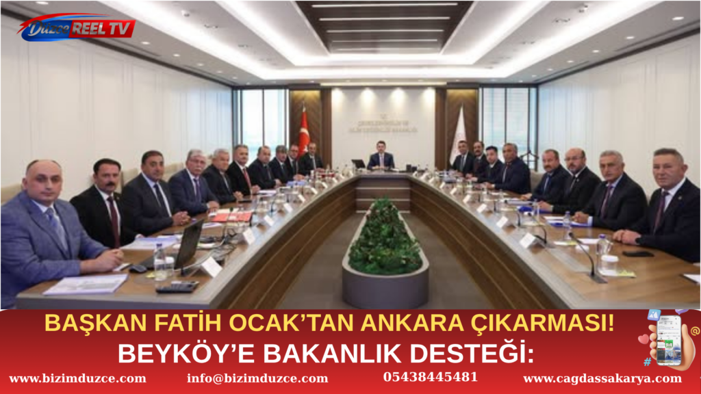 BAŞKAN FATİH OCAK’TAN ANKARA ÇIKARMASI!