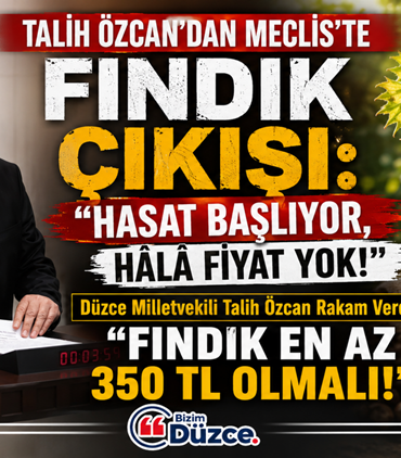 TALİH ÖZCAN "HASAT BAŞLIYOR, HÂLÂ FİYAT YOK!" TALİH ÖZCAN "HASAT BAŞLIYOR, HÂLÂ FİYAT YOK!"