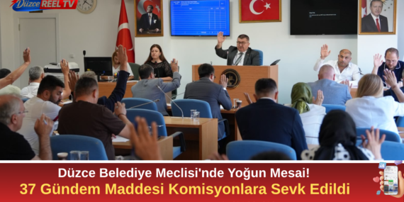 Düzce Belediye Meclisi'nde Yoğun Mesai! Düzce Belediye Meclisi'nde Yoğun Mesai!