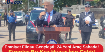 Emniyet Filosu 24 Yeni Araç Katıldı! Emniyet Filosu 24 Yeni Araç Katıldı!