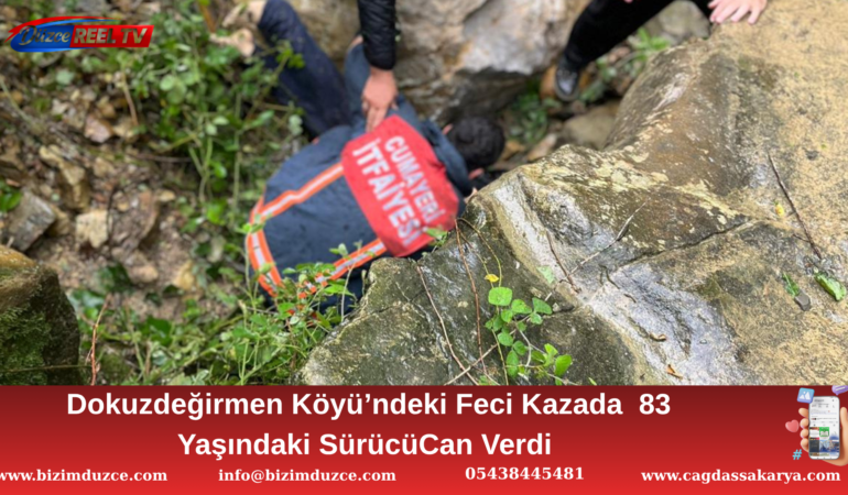 Düzce Cumayeri'nde Kahreden Kaza: