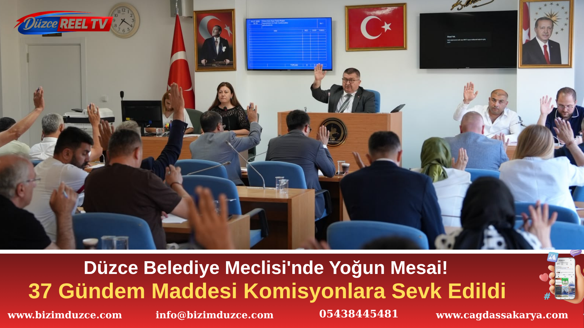 Düzce Belediye Meclisi'nde Yoğun Mesai! Düzce Belediye Meclisi'nde Yoğun Mesai!