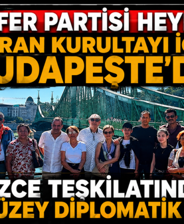 ZAFER PARTİSİ HEYETİ TURAN KURULTAYI İÇİN BUDAPEŞTE’DE! ZAFER PARTİSİ HEYETİ TURAN KURULTAYI İÇİN BUDAPEŞTE’DE!