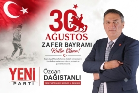 Başkan Özcan Dağıstanlı'dan: “30 Ağustos Zafer Bayramı Mesajı!