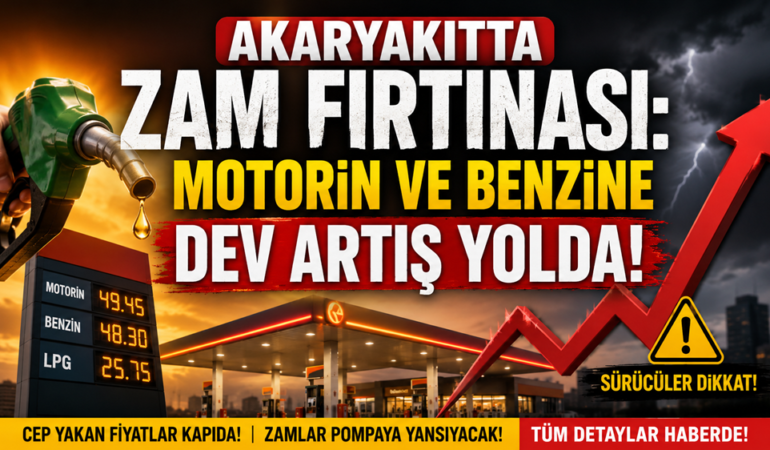 Motorin ve Benzine Dev Artış Yolda! Motorin ve Benzine Dev Artış Yolda!