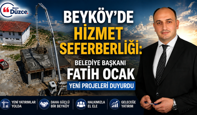 Belediye Başkanı Fatih Ocak Yeni Projeleri Duyurdu Belediye Başkanı Fatih Ocak Yeni Projeleri Duyurdu