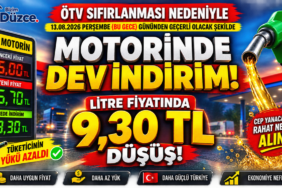Motorinde Dev İndirim: Litre Fiyatında 9,30 TL Düşüş! Motorinde Dev İndirim: Litre Fiyatında 9,30 TL Düşüş!