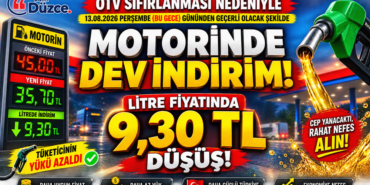 Motorinde Dev İndirim: Litre Fiyatında 9,30 TL Düşüş! Motorinde Dev İndirim: Litre Fiyatında 9,30 TL Düşüş!