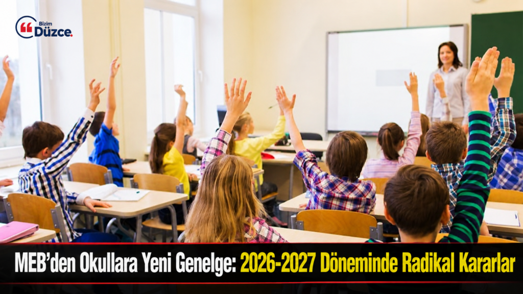 MEB'den Okullara Yeni Genelge: