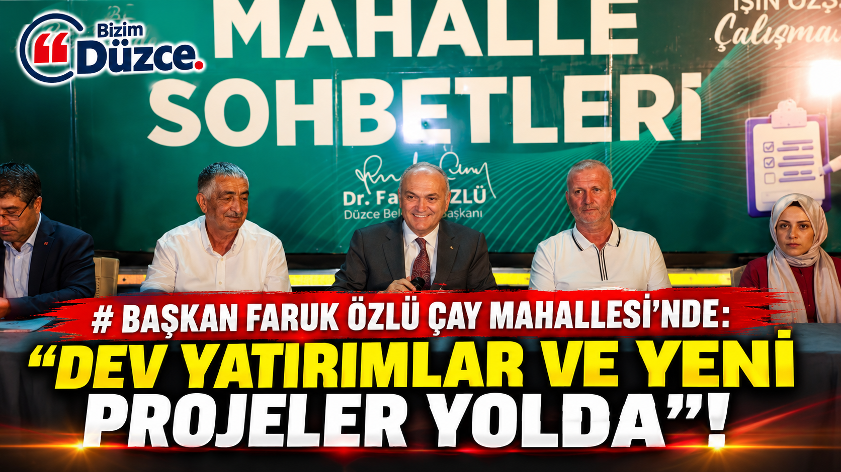 Başkan Faruk Özlü Çay Mahallesi Halkı İle Buluştu! Başkan Faruk Özlü Çay Mahallesi Halkı İle Buluştu!