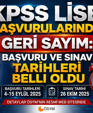 KPSS Lise Başvurularında Geri Sayım: KPSS Lise Başvurularında Geri Sayım: