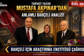 Tarihçi Yazar Mustafa Akpınar’dan Anlamlı Bahçeli Analizi! Tarihçi Yazar Mustafa Akpınar’dan Anlamlı Bahçeli Analizi!
