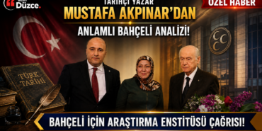 Tarihçi Yazar Mustafa Akpınar’dan Anlamlı Bahçeli Analizi! Tarihçi Yazar Mustafa Akpınar’dan Anlamlı Bahçeli Analizi!