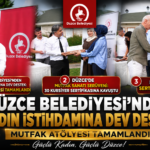 Düzce Belediyesi'nden Kadın İstihdamına Dev Destek: