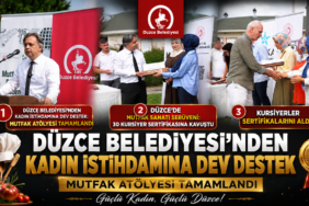 Düzce Belediyesi'nden Kadın İstihdamına Dev Destek: Düzce Belediyesi'nden Kadın İstihdamına Dev Destek: