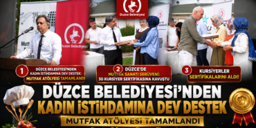 Düzce Belediyesi'nden Kadın İstihdamına Dev Destek: