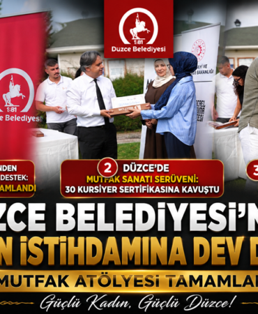 Düzce Belediyesi'nden Kadın İstihdamına Dev Destek: Düzce Belediyesi'nden Kadın İstihdamına Dev Destek:
