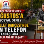 Düzce Millet Bahçesi’nde Çalan Telefon Vatandaşlara Duygu Dolu Anlar Yaşattı