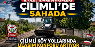 Kırsal Ulaşımda Yol Konforu ve Güvenliği Artırılıyor