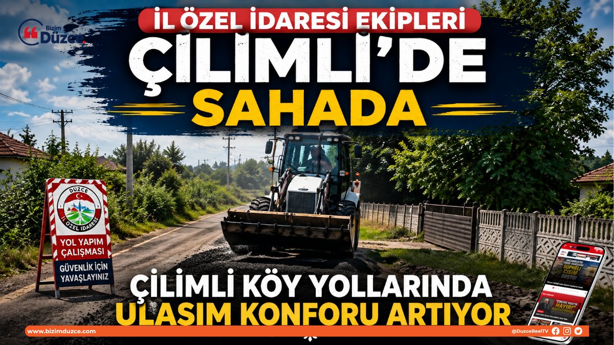 Kırsal Ulaşımda Yol Konforu ve Güvenliği Artırılıyor