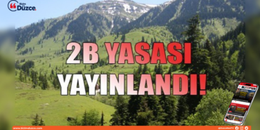 2B Yasası Yürürlüğe Girdi: