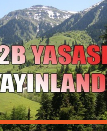 2B Yasası Yürürlüğe Girdi: 2B Yasası Yürürlüğe Girdi: