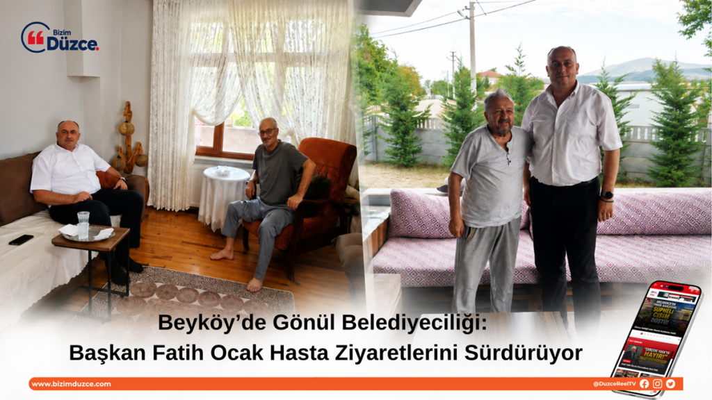 Başkan Fatih Ocak Hasta Ziyaretlerini Sürdürüyor