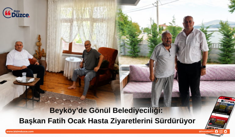 Başkan Fatih Ocak Hasta Ziyaretlerini Sürdürüyor Başkan Fatih Ocak Hasta Ziyaretlerini Sürdürüyor
