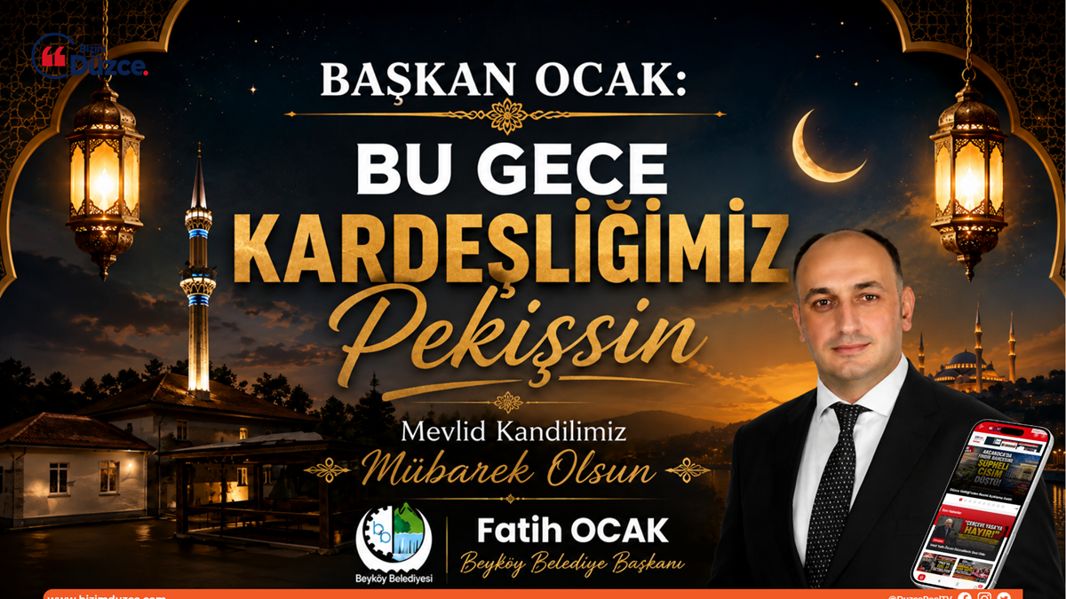 Başkan Ocak'tan Mevlit Kandili’nde Birlik ve Kardeşlik Mesajı Başkan Ocak'tan Mevlit Kandili’nde Birlik ve Kardeşlik Mesajı