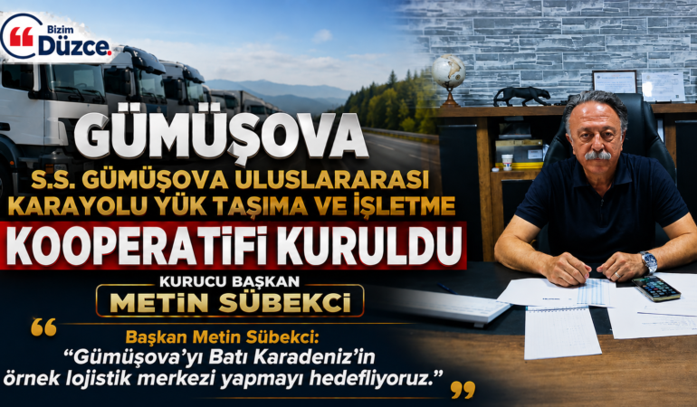 GÜMÜŞOVA LOJİSTİK TAŞIYICILAR KOOP.'İ KURULDU ! GÜMÜŞOVA LOJİSTİKTE TAŞIYICILAR KOOP.'İ KURULDU !