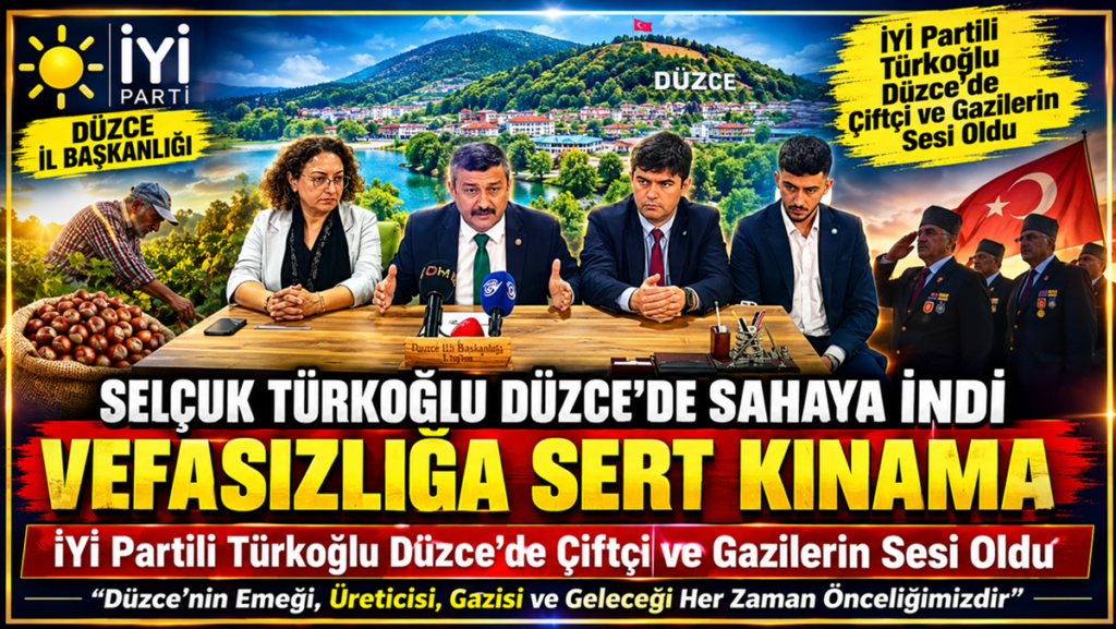 Selçuk Türkoğlu Düzce’de Sahaya İndi: