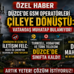 Düzce'de GSM Operatörleri Çileye Dönüştü: Vatandaş Sorumlu Bulamıyor!