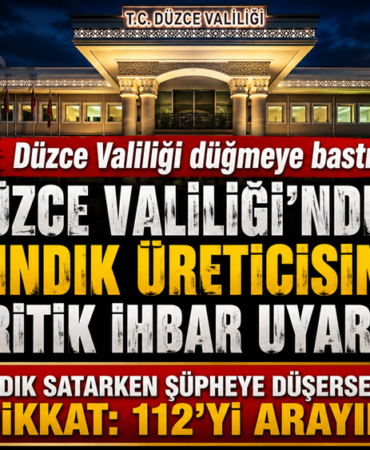 DÜZCE VALİLİĞİ’NDEN FINDIK ÜRETİCİLERİNE BÜYÜK UYARI