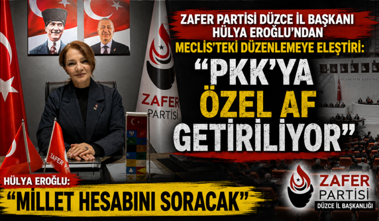 Başkan Eroğlu'ndan Çerçeve Yasa Sert  Tepkisi: "Millet Hesabını Soracak"
