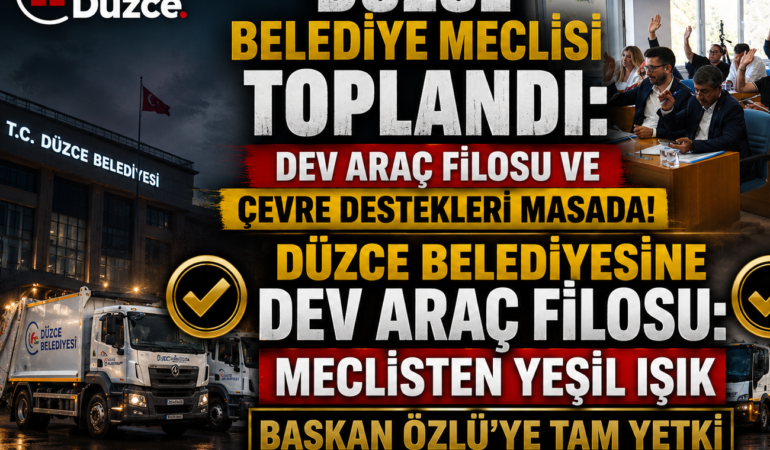 Düzce Meclisi’nde Trafik Yoğun: 31 Madde Masaya Yatırıldı