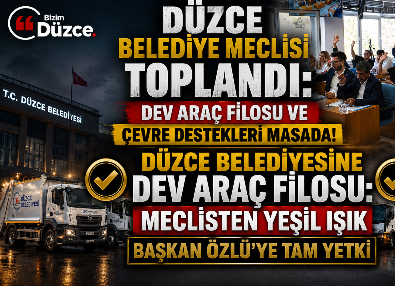 Düzce Meclisi’nde Trafik Yoğun: 31 Madde Masaya Yatırıldı