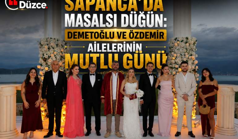 Aşklarını Masalsı Törenle Taçlandırdılar: