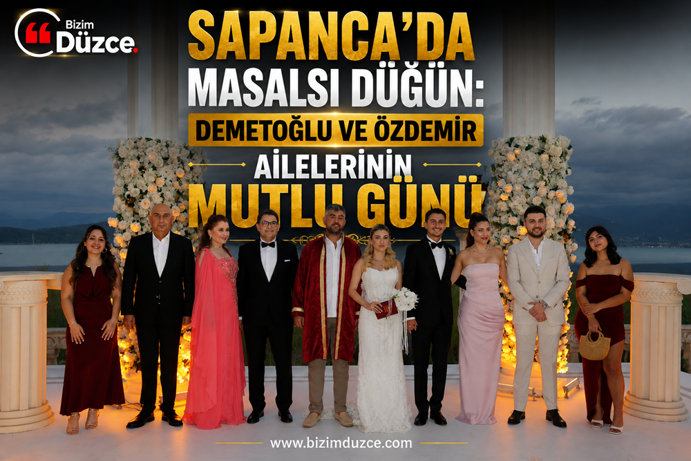 Aşklarını Masalsı Törenle Taçlandırdılar: